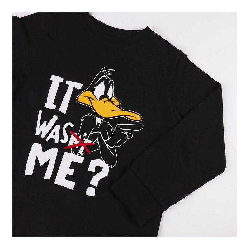 Pijama Infantil Looney Tunes Negro