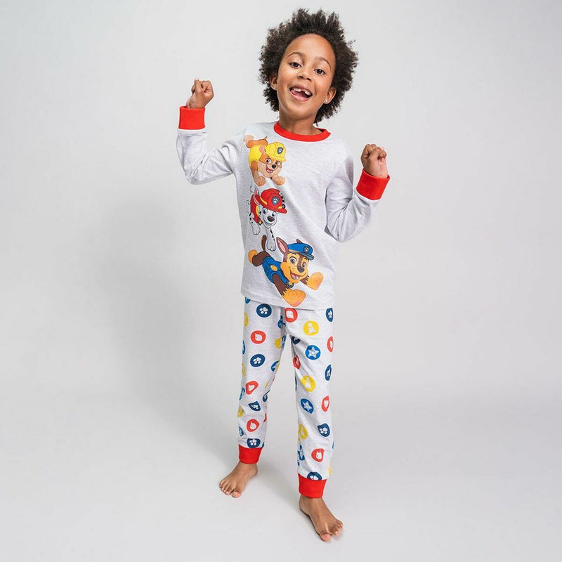 Pijama Infantil The Paw Patrol Gris