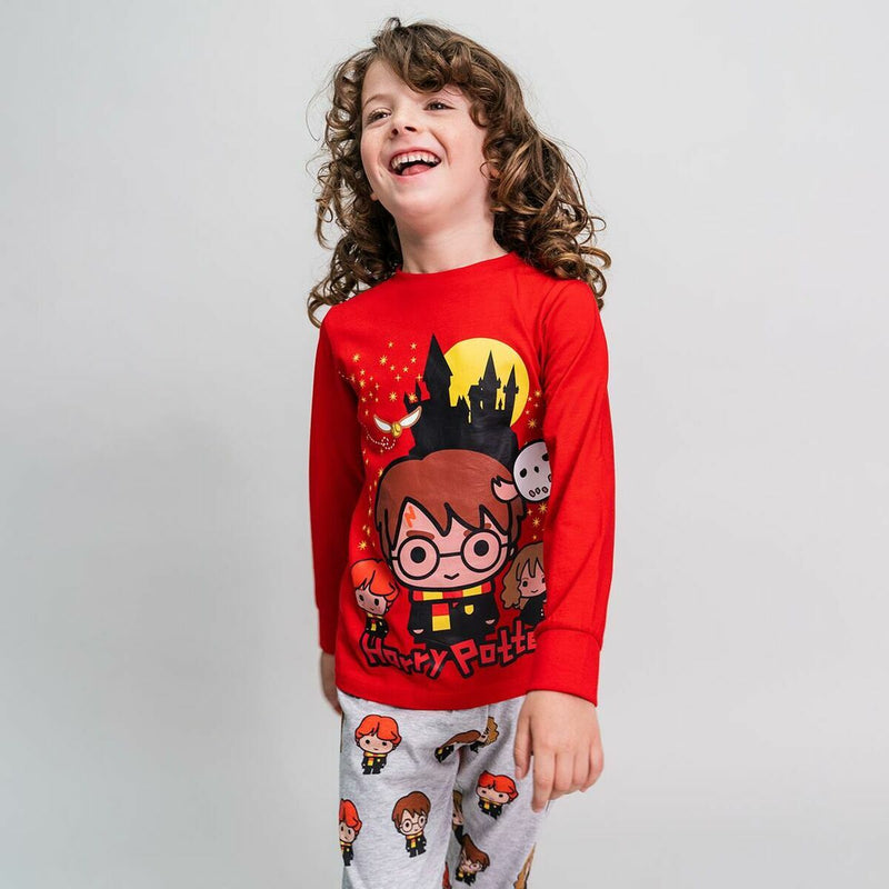 Pijama Infantil Harry Potter Rojo