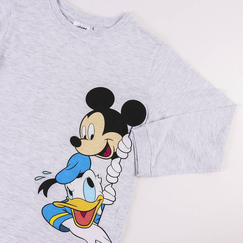 Pijama Infantil Mickey Mouse Gris