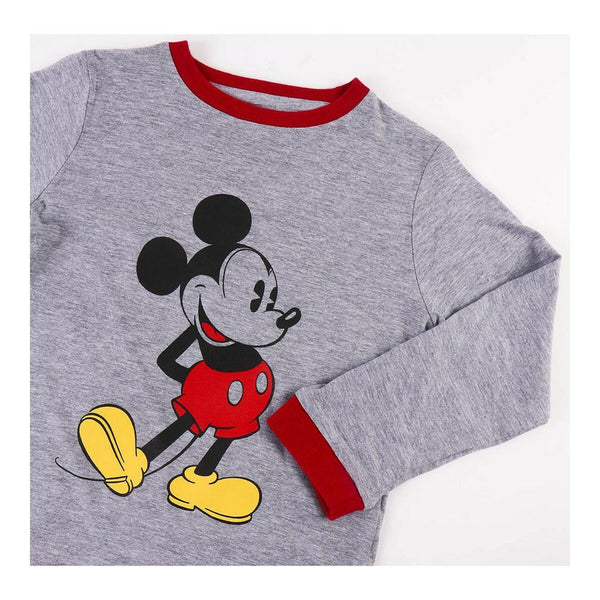 Pijama Infantil Mickey Mouse Gris