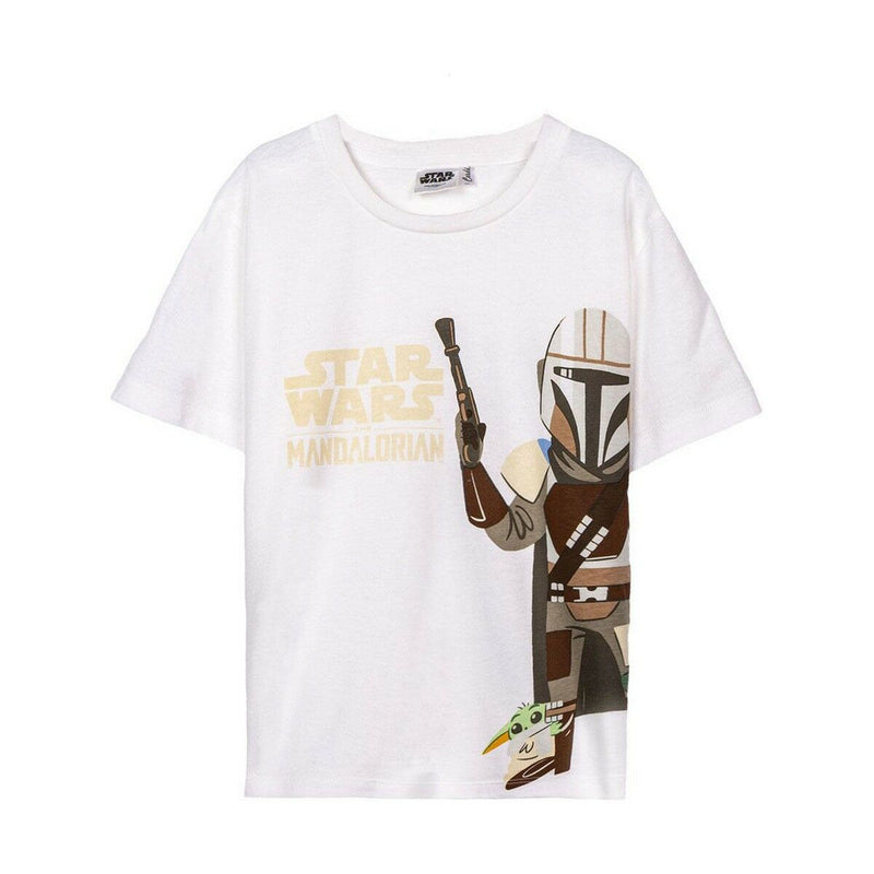 Camiseta de Manga Corta The Mandalorian Marrón