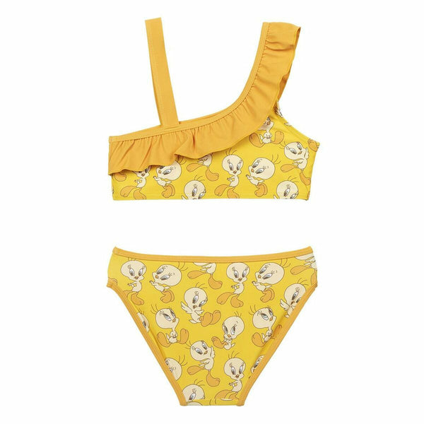 Bikini-Braga Para Niñas Looney Tunes Amarillo