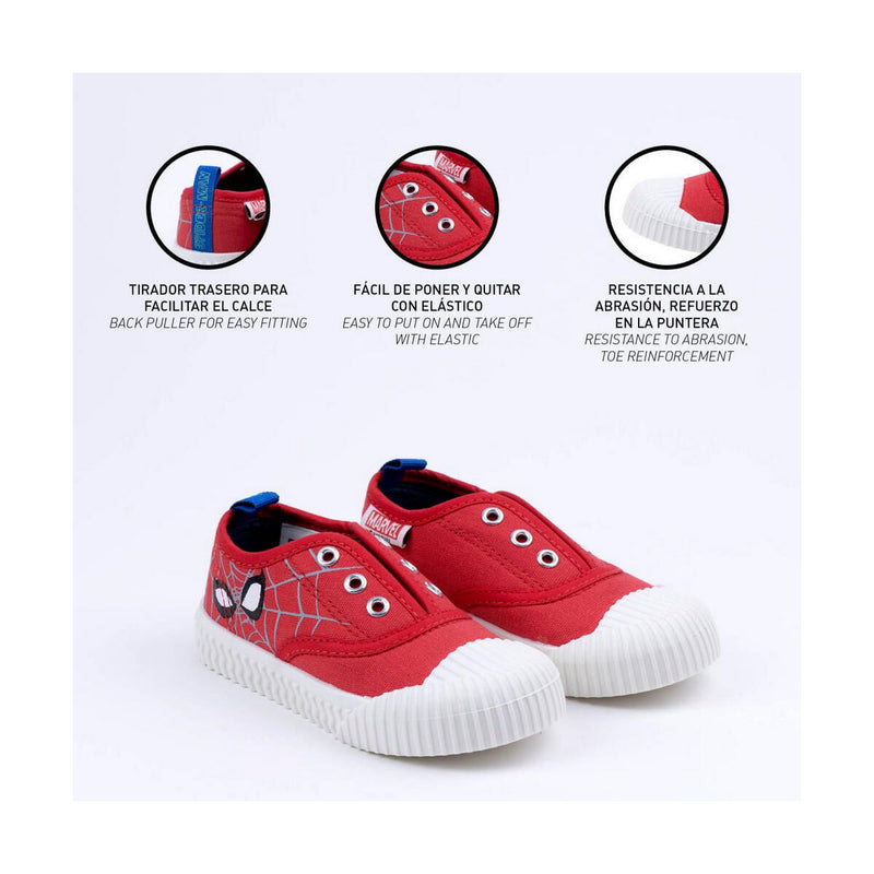 Zapatillas Casual Niño Spider-Man Rojo