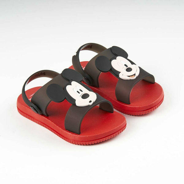 Sandalias Infantiles Mickey Mouse Rojo