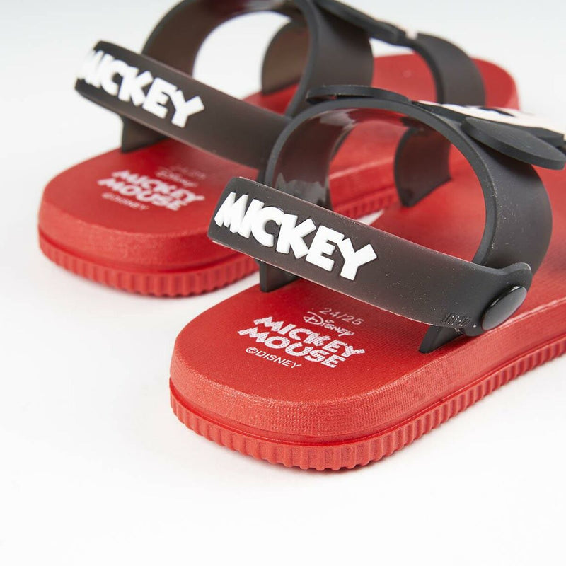 Sandalias Infantiles Mickey Mouse Rojo