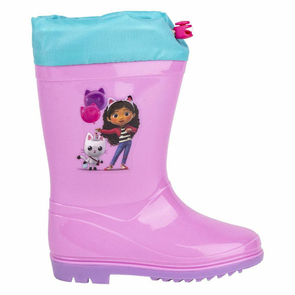 Gabby's Dollhouse Bottes de pluie pour enfants Rose