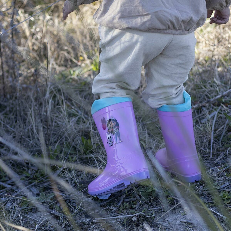 Gabby's Dollhouse Bottes de pluie pour enfants Rose