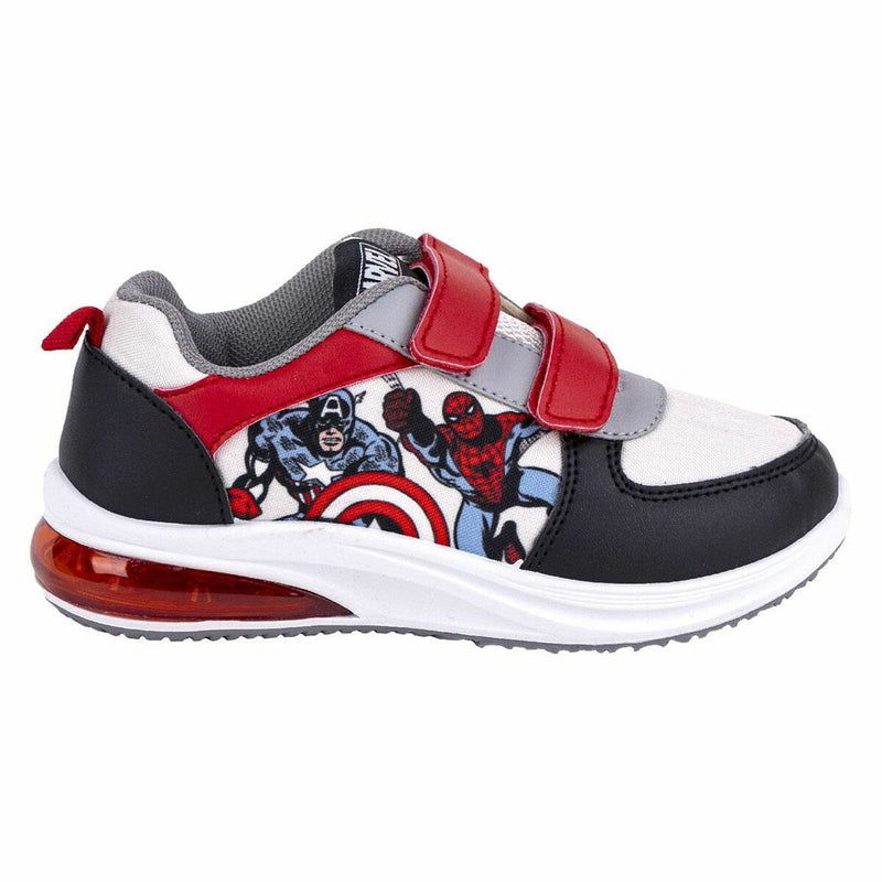 Chaussures de Sport avec LED The Avengers Velcro Noir