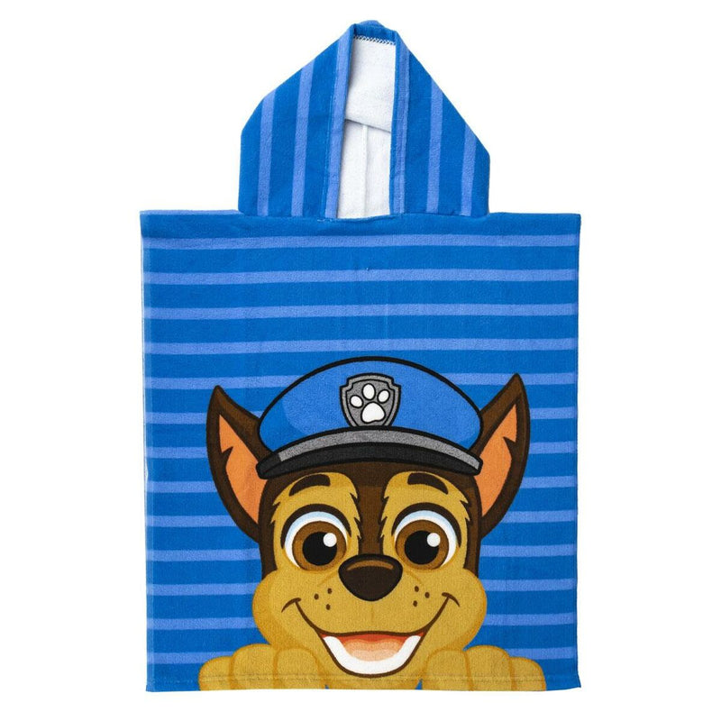 Poncho-Toalla con Capucha The Paw Patrol Azul 50 x 115 cm - ikinamy