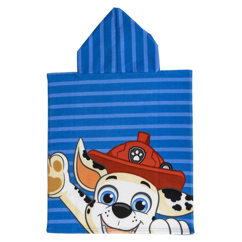 Poncho-Toalla con Capucha The Paw Patrol Azul 50 x 115 cm - ikinamy