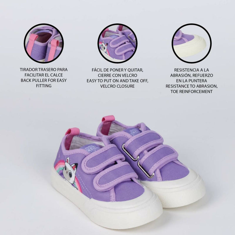 Gabby's Dollhouse Chaussures de sport violettes pour enfants