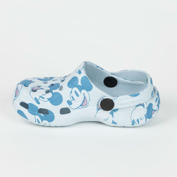 Sabots de plage Mickey Mouse bleu clair