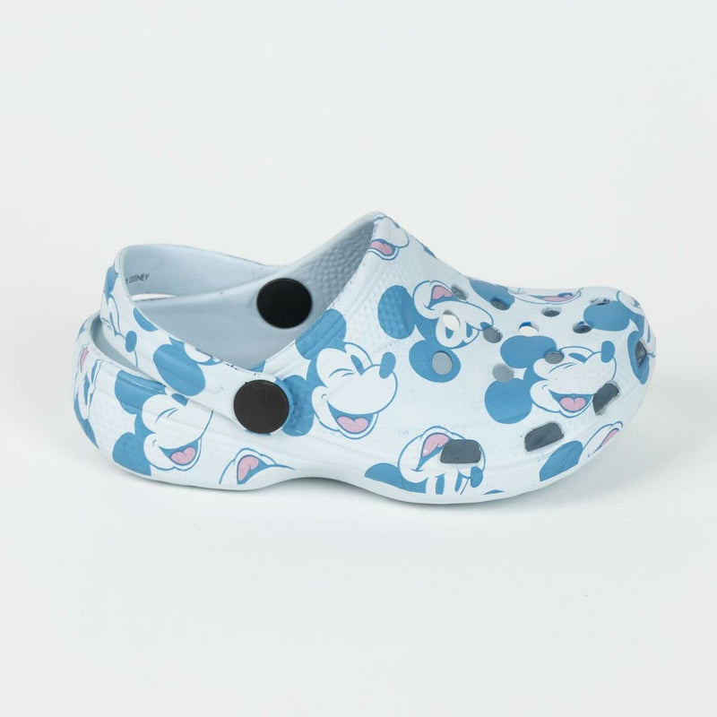 Zuecos de Playa Mickey Mouse Azul claro