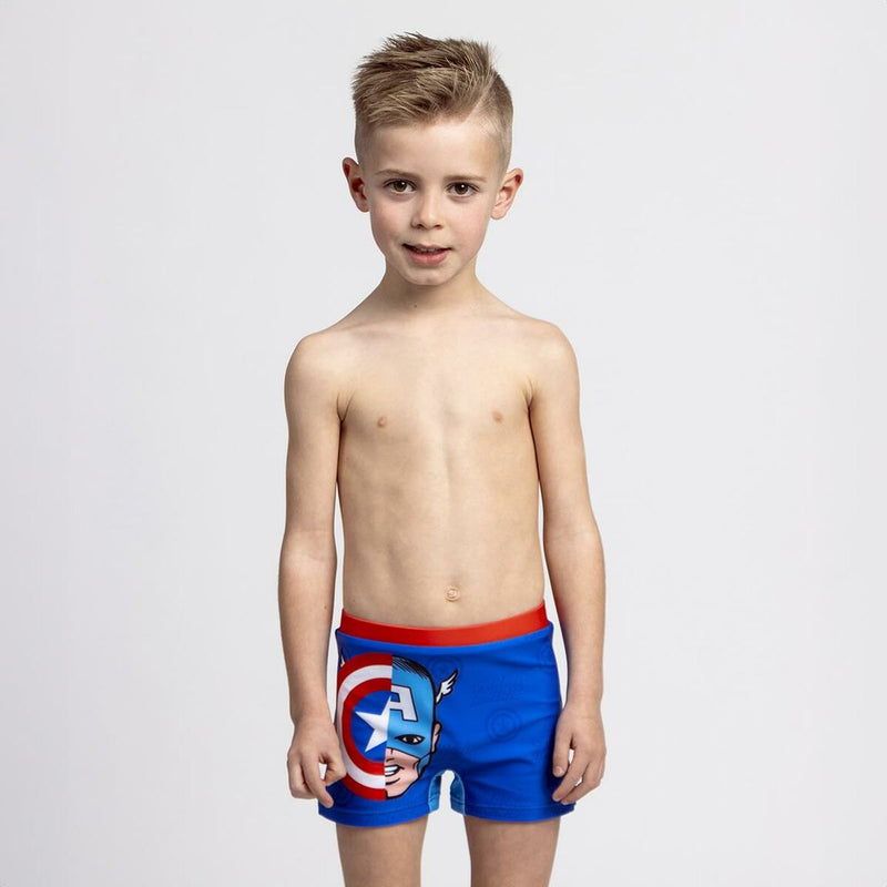 Bañador Boxer Para Niños The Avengers Azul oscuro