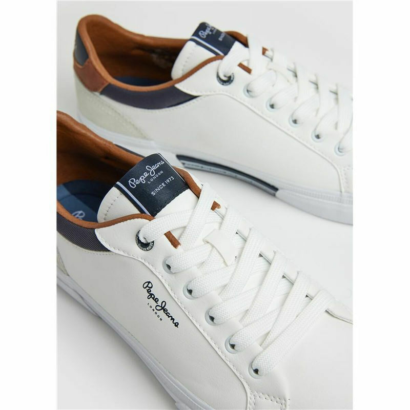 Zapatillas Deportivas Hombre Pepe Jeans Kenton Court Blanco