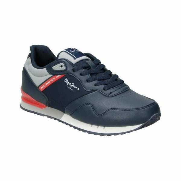 Chaussures de sport Pepe Jeans London Bright pour enfants bleu foncé