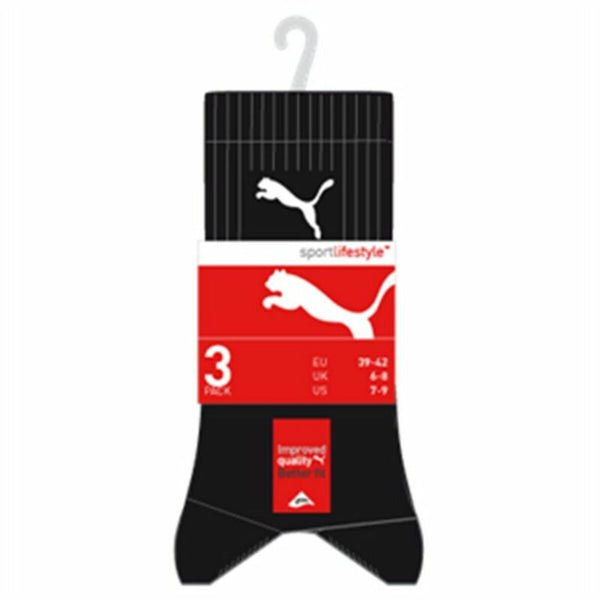 Puma 7312 Chaussettes de sport pour hommes 3 paires 39-42 (3 pièces)