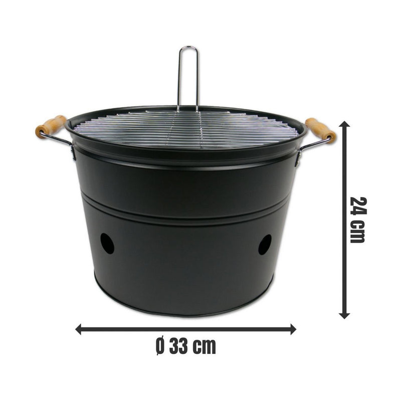 Barbacoa Portátil Ø 32 cm