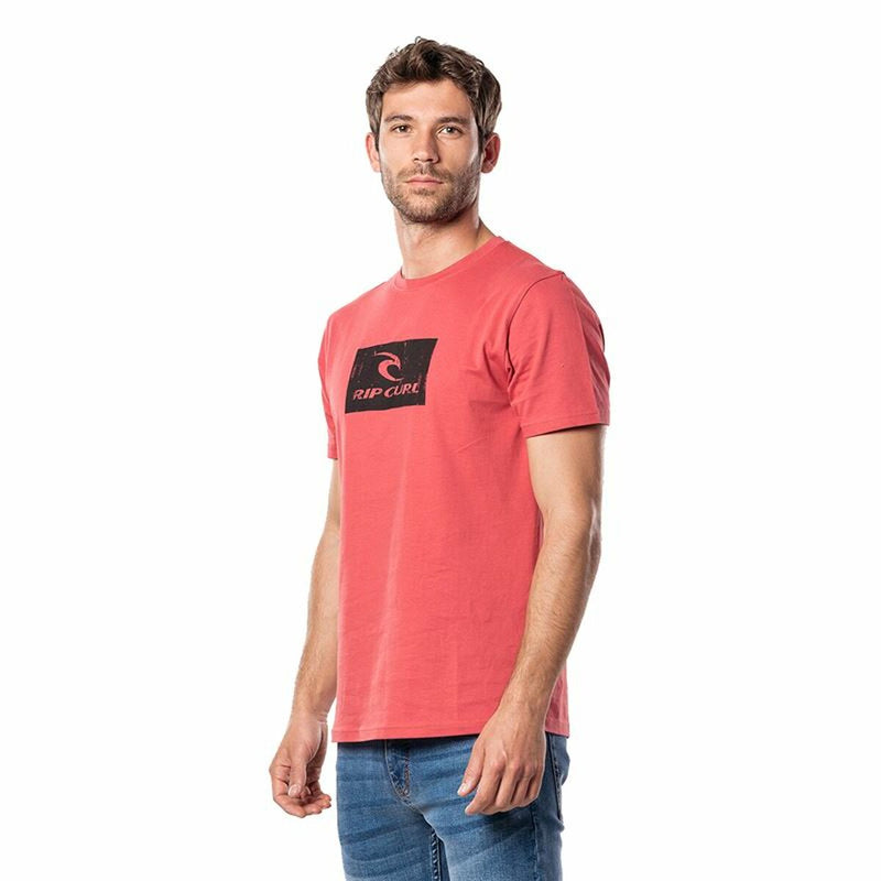 T-shirt à manches courtes Rip Curl Hallmark rouge pour hommes