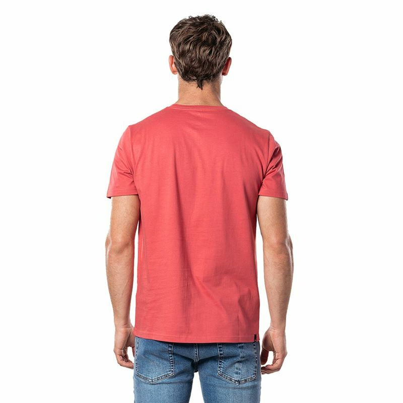 T-shirt à manches courtes Rip Curl Hallmark rouge pour hommes