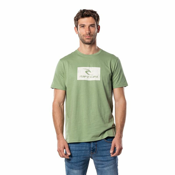 T-shirt à manches courtes Rip Curl Hallmark vert pour hommes