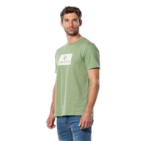 T-shirt à manches courtes Rip Curl Hallmark vert pour hommes