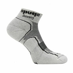 Chaussettes de sport Spuqs Coolmax Cushion gris gris foncé course