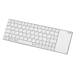 Teclado Inalámbrico Rapoo E2710 Blanco Qwertz Alemán (Reacondicionado A)