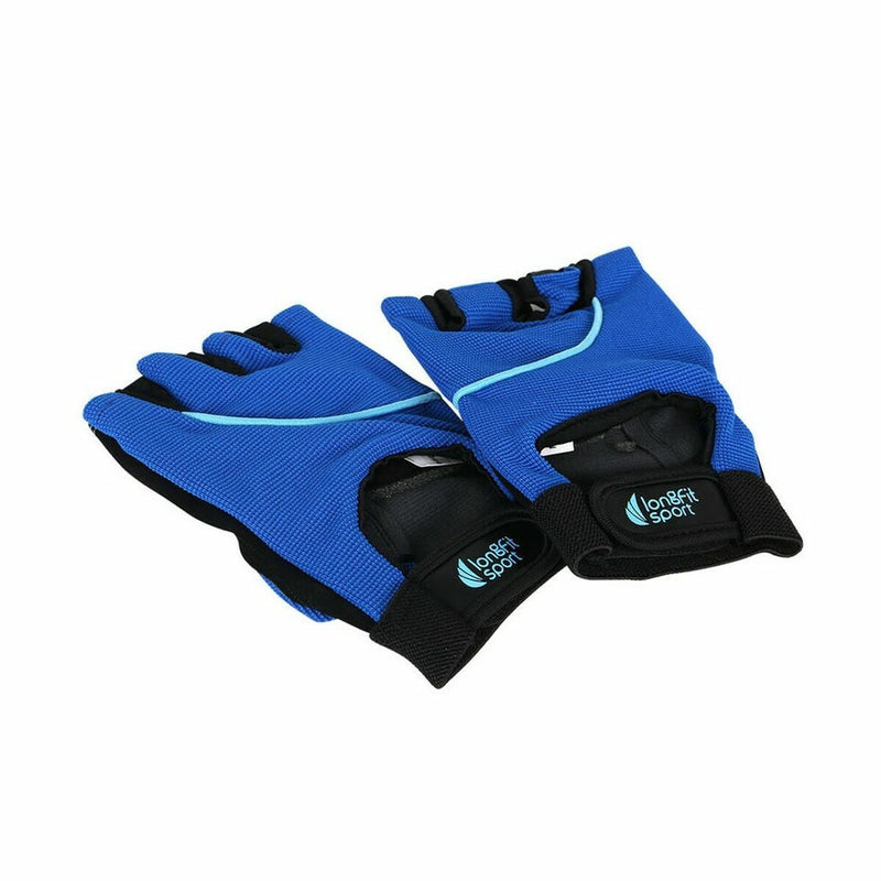 Guantes de Entrenamiento LongFit Sport Longfit sport Azul/Negro