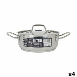 Cocotte Avec Couvercle Quttin Hotel Acier ø 20 x 8 cm (4 Utés)