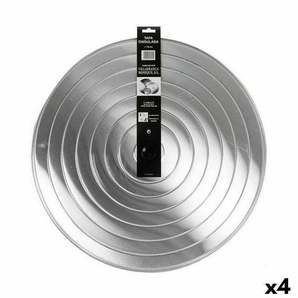 Couvercle de Poêle VR Aluminium 70 x 70 x 3 cm (4 Utés)