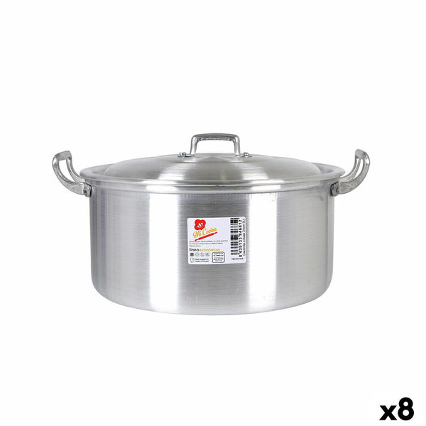 Cocotte Avec Couvercle En Aluminium 31,3 x 26,5 x 13,5 cm (8 Utés)