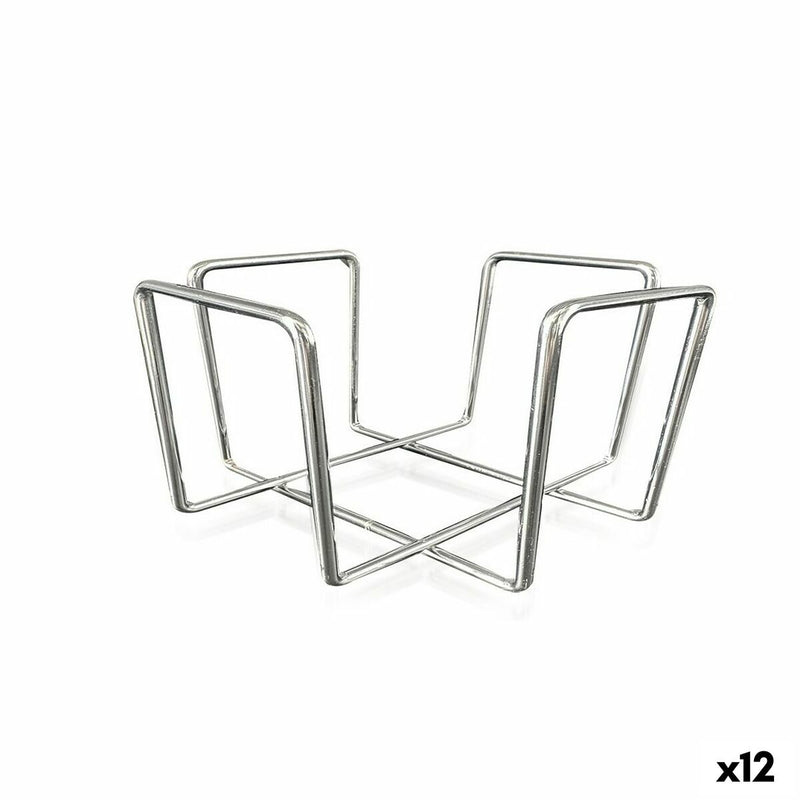 Quttin Porte-Serviettes 17,5 x 17,5 x 9,5 cm (12 Utés) Chromé