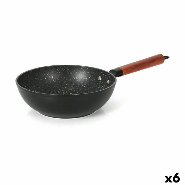 Sartén Wok Quttin Doha Aluminio Forjado 50 x 28 x 9 cm (6 Unidades)