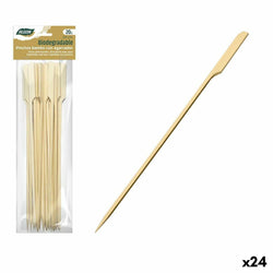 Set de Pinchos para Barbacoa Algon Bambú 20 Piezas 24 cm (24 Unidades)