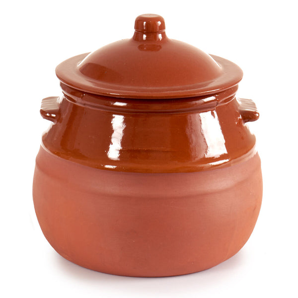 Pot en Terre Cuite avec Couvercle 2 L 19 x 20,5 x 18 cm (4 Utés)