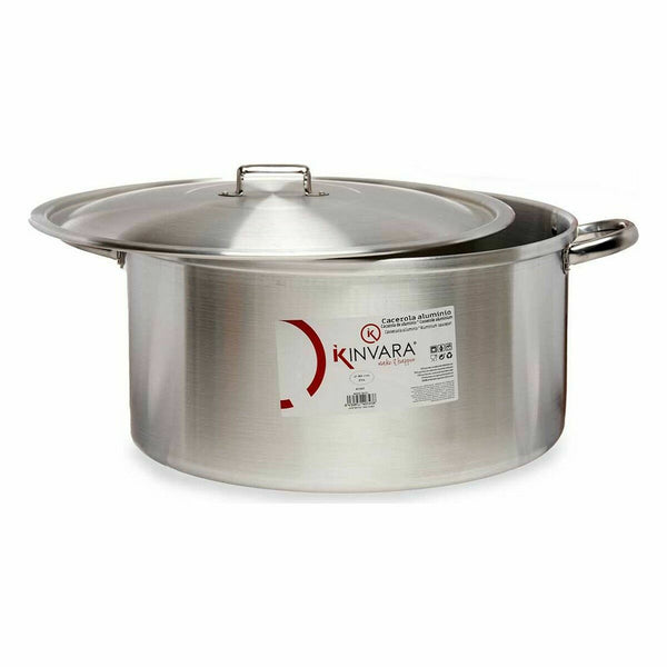 Casserole Avec Couvercle Aluminium Argenté 53 x 24 x 43 cm (3 Utés)