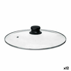 Tapa para Olla 28 cm Cristal Plateado (12 Unidades)