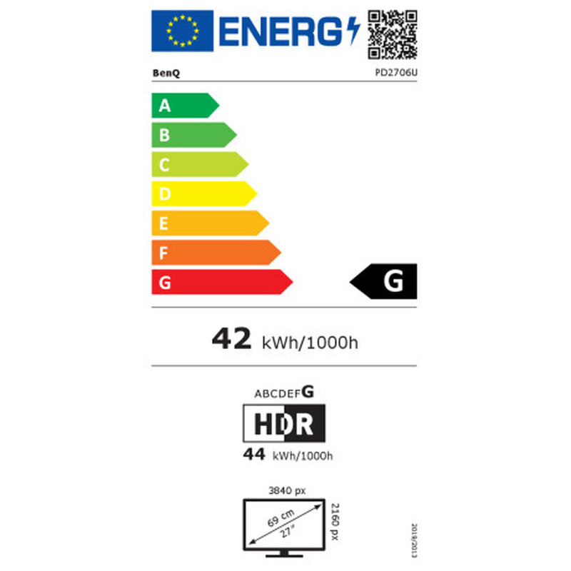 Moniteur BenQ PD2706U 27" LED IPS LCD sans scintillement