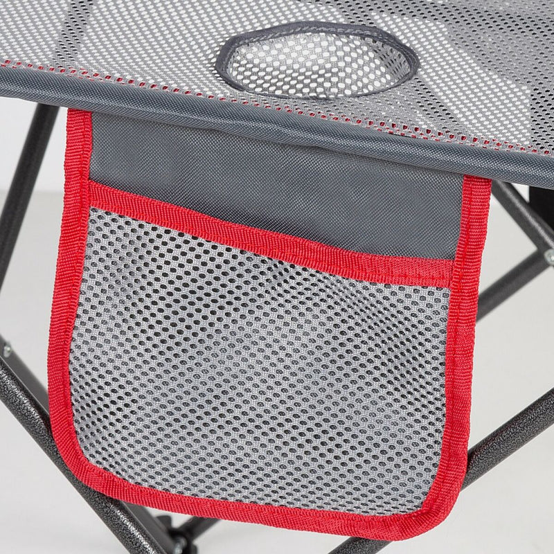 Table Pliante de Camping Aktive Gris 62 x 50 x 50 cm (2 Utés)