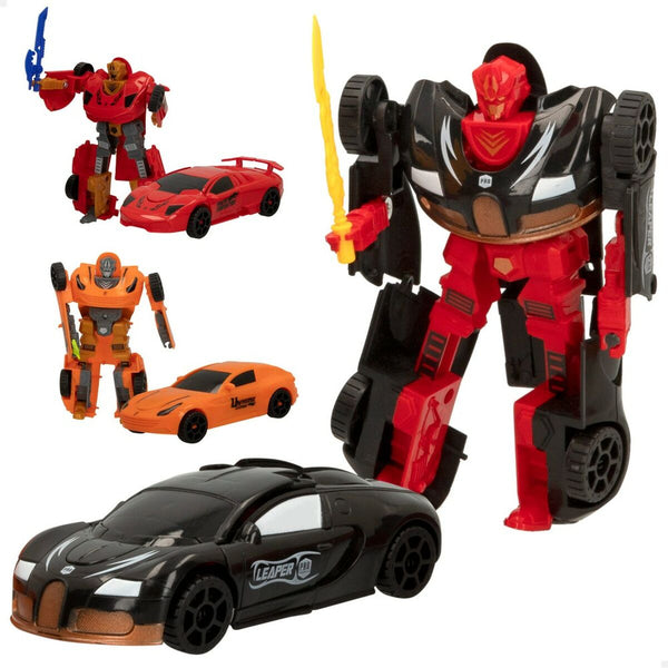 Robot Colorbaby Transform Warriors 9 x 14,5 x 4,5 cm Coche