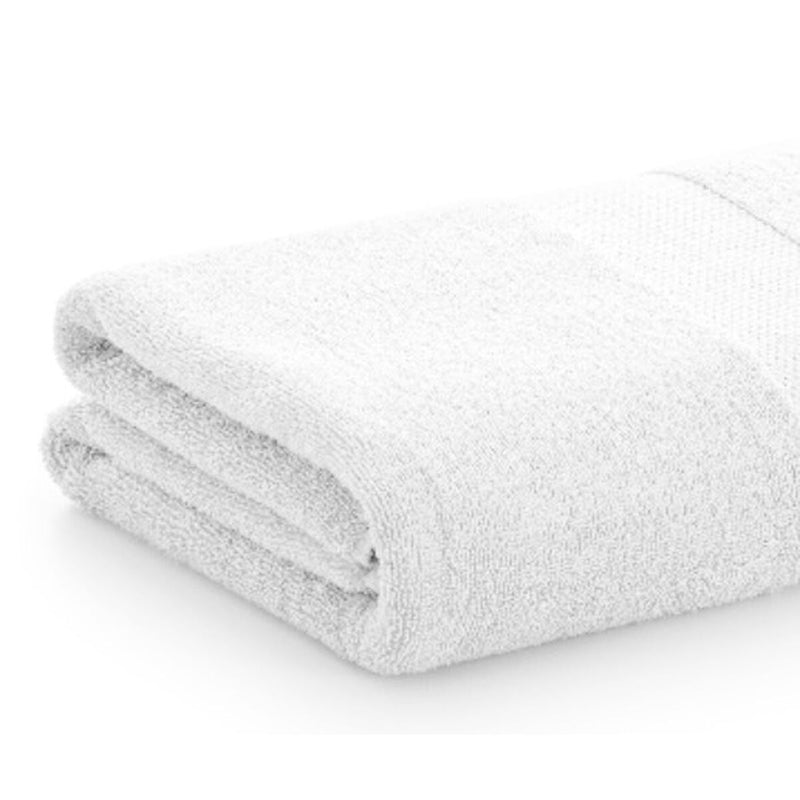 Serviette de bain en coton blanc Paduana (Reconditionné A)